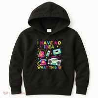 I Have No Idea What This Is 70s 80s 90s Kids Hoodie thumb 0