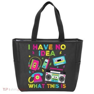 I Have No Idea What This Is 70s 80s 90s Tote Bag