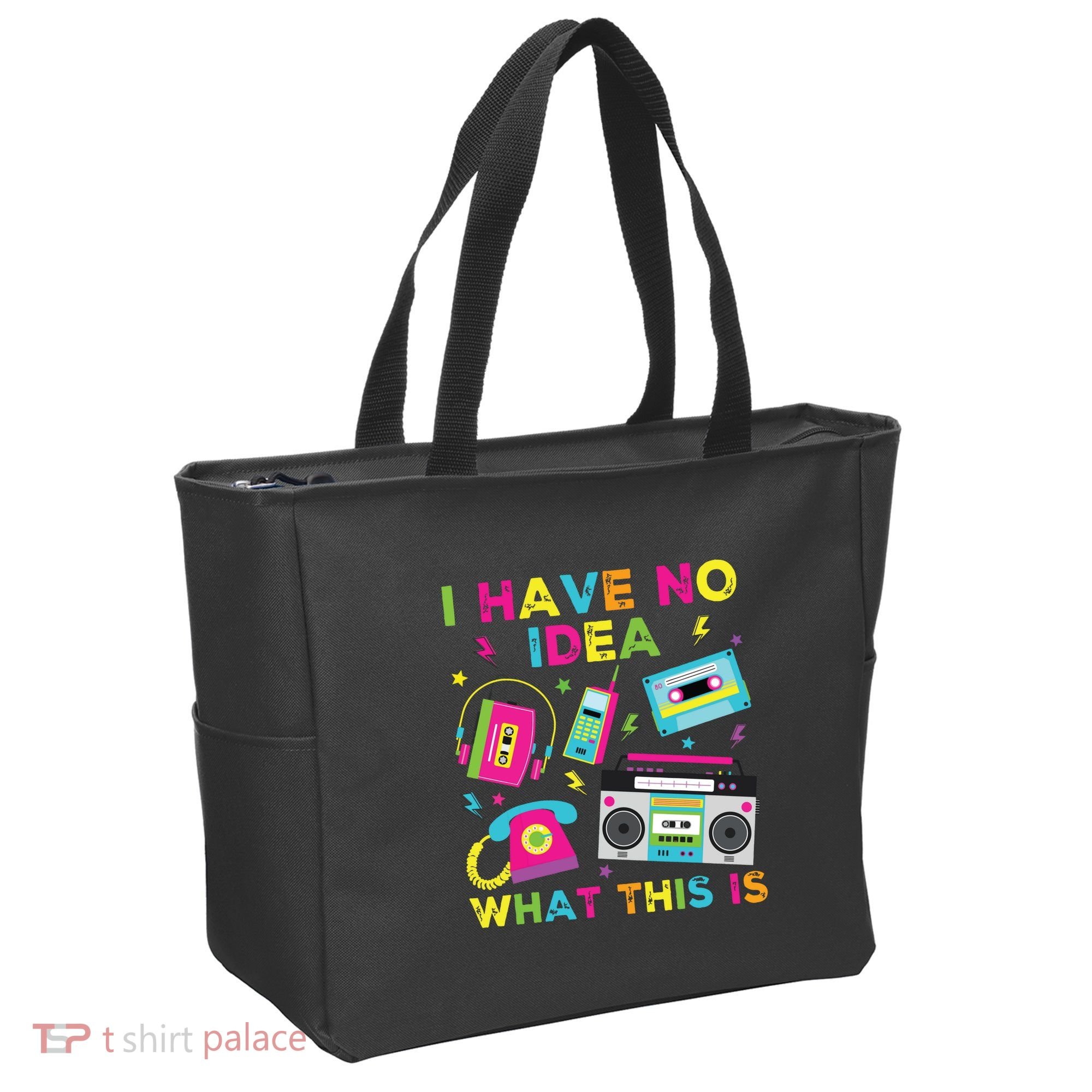 I Have No Idea What This Is 70s 80s 90s Tote Bag