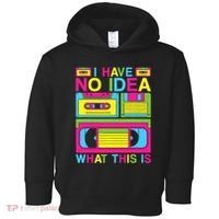 I Have No Idea What This Is 80s 90s Outfit Toddler Hoodie thumb 0