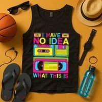I Have No Idea What This Is 80s 90s Outfit Tank Top thumb 4