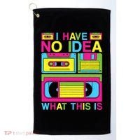 I Have No Idea What This Is 80s 90s Outfit Golf Towel thumb 0