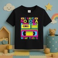 I Have No Idea What This Is 80s 90s Outfit Toddler T-Shirt thumb 3