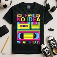 I Have No Idea What This Is 80s 90s Outfit Kids Tie-Dye T-Shirt thumb 2