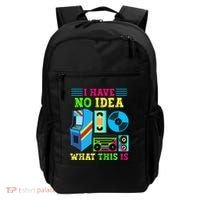 I Have No Idea What This Is 70s 80s 90s Themed Collection Backpack thumb 0