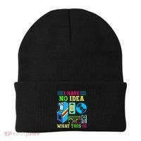 I Have No Idea What This Is 70s 80s 90s Themed Collection Beanie thumb 0