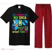 I Have No Idea What This Is 70s 80s 90s Themed Collection Pajama Set thumb 0