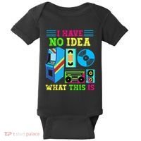 I Have No Idea What This Is 70s 80s 90s Themed Collection Baby Bodysuit thumb 0