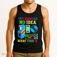 I Have No Idea What This Is 70s 80s 90s Themed Collection Tank Top thumb 3