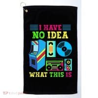 I Have No Idea What This Is 70s 80s 90s Themed Collection Golf Towel thumb 0