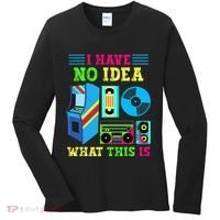 I Have No Idea What This Is 70s 80s 90s Themed Collection Women's Long Sleeve Shirt thumb 0
