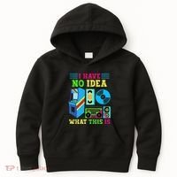 I Have No Idea What This Is 70s 80s 90s Themed Collection Kids Hoodie thumb 0
