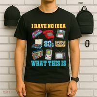 I Have No Idea What This Is 70s 80s 90s Theme T-Shirt thumb 6