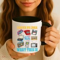 I Have No Idea What This Is 70s 80s 90s Theme Coffee Mug thumb 3
