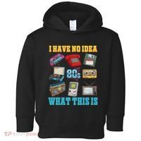 I Have No Idea What This Is 70s 80s 90s Theme Toddler Hoodie thumb 0