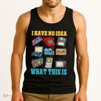 I Have No Idea What This Is 70s 80s 90s Theme Tank Top thumb 3