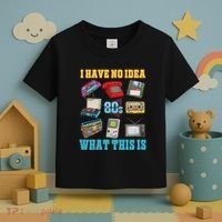 I Have No Idea What This Is 70s 80s 90s Theme Toddler T-Shirt thumb 3