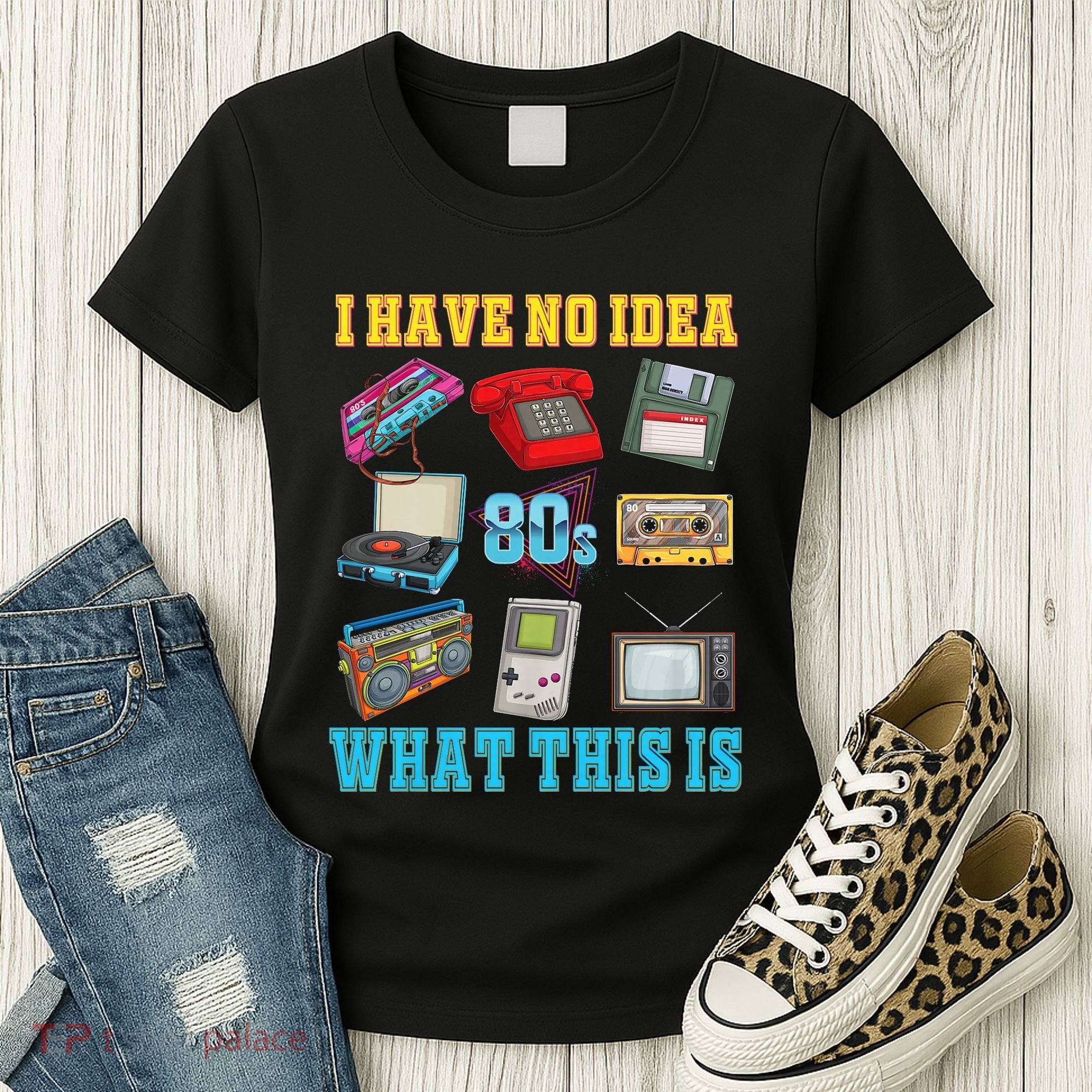 I Have No Idea What This Is 70s 80s 90s Theme Women's T-Shirt