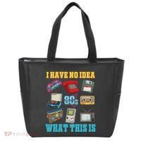 I Have No Idea What This Is 70s 80s 90s Theme Tote Bag thumb 0
