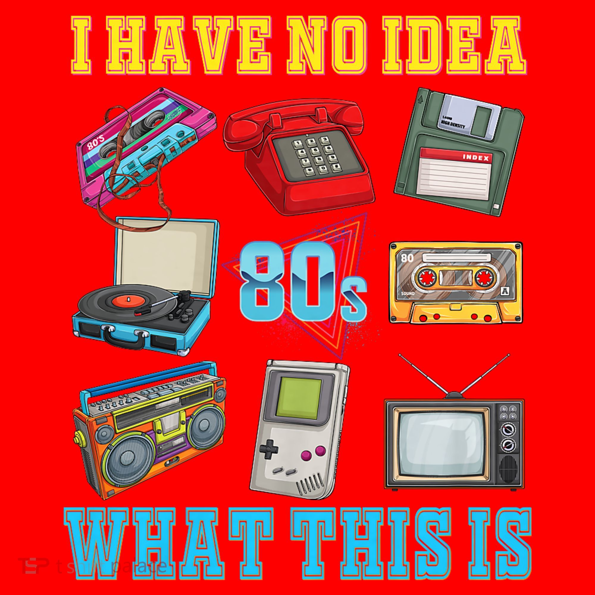 I Have No Idea What This Is 70s 80s 90s Theme Santa Hat