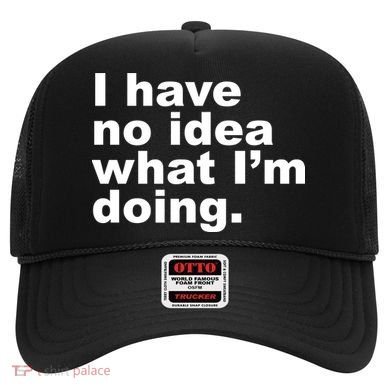 I Have No Idea What I'm Doing Funny Slogan Hat