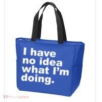 I Have No Idea What I'm Doing Funny Slogan Tote Bag thumb 3