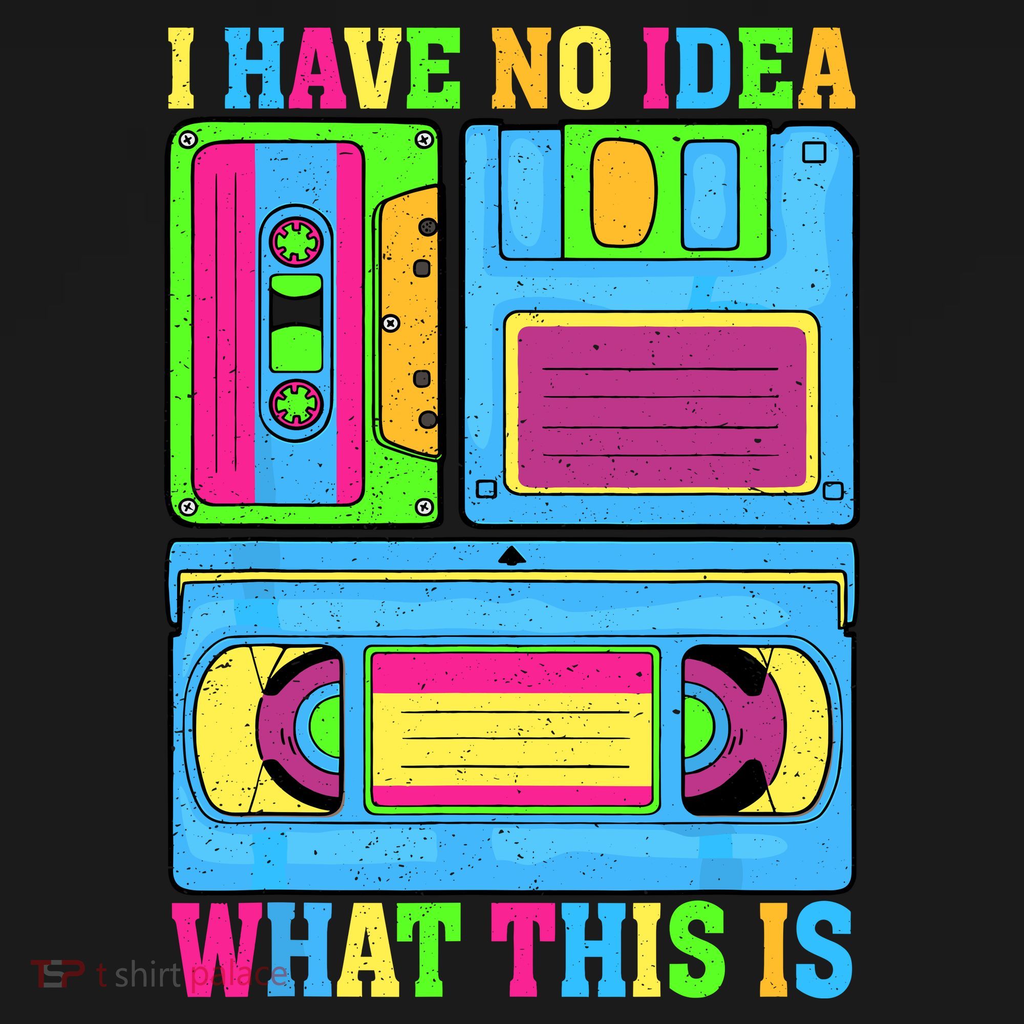 I Have No Idea What This Is 70s 80s 90s Outfit Backpack
