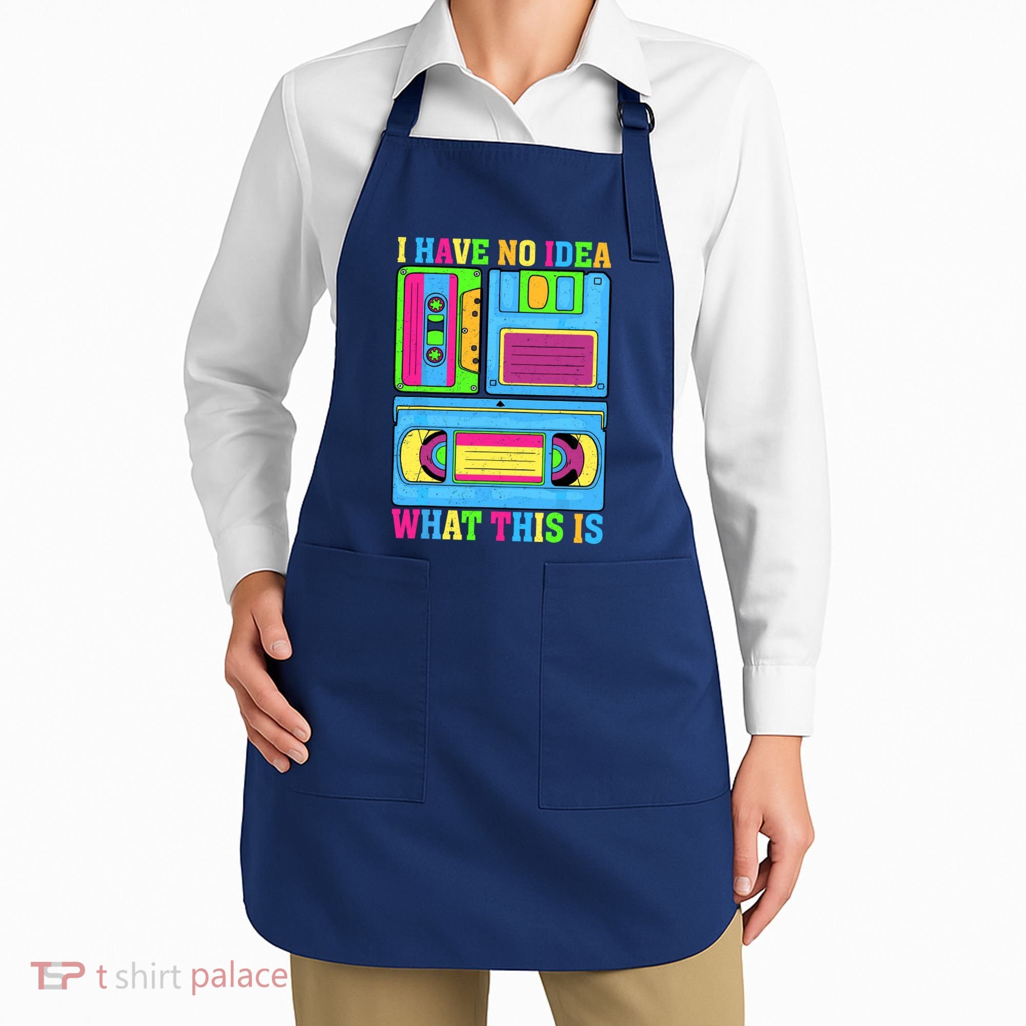 I Have No Idea What This Is 70s 80s 90s Outfit Apron
