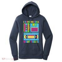I Have No Idea What This Is 70s 80s 90s Outfit Women's Hoodie thumb 0