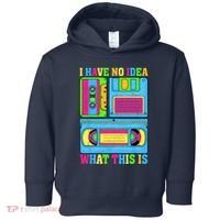 I Have No Idea What This Is 70s 80s 90s Outfit Toddler Hoodie thumb 0