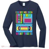 I Have No Idea What This Is 70s 80s 90s Outfit Women's Long Sleeve Shirt thumb 0