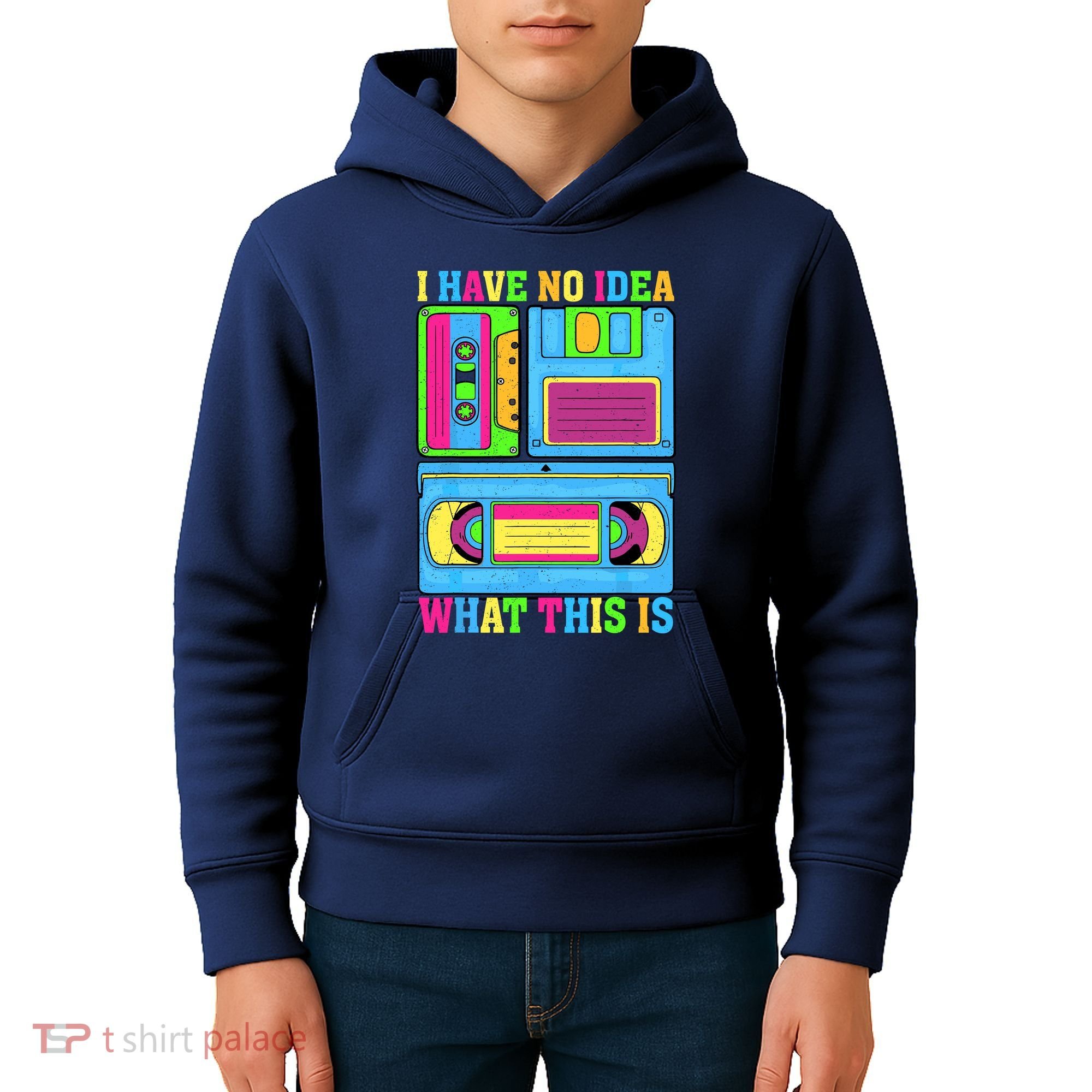 I Have No Idea What This Is 70s 80s 90s Outfit Kids Hoodie