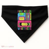 I Have No Idea What This Is 70s 80s 90s USA-Made Doggie Bandana thumb 0
