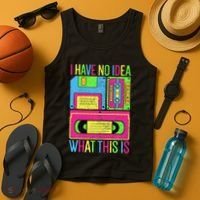 I Have No Idea What This Is 70s 80s 90s Tank Top thumb 4
