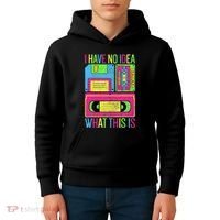 I Have No Idea What This Is 70s 80s 90s Kids Hoodie thumb 4