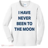 I Have Never Been To The Moon Funny Kids Long Sleeve Shirt thumb 0