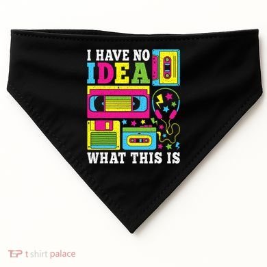 I Have No Idea What This Is 80s 90s USA-Made Doggie Bandana