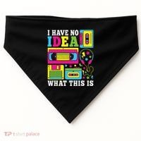 I Have No Idea What This Is 80s 90s USA-Made Doggie Bandana thumb 0