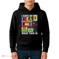 I Have No Idea What This Is 80s 90s Kids Hoodie thumb 4