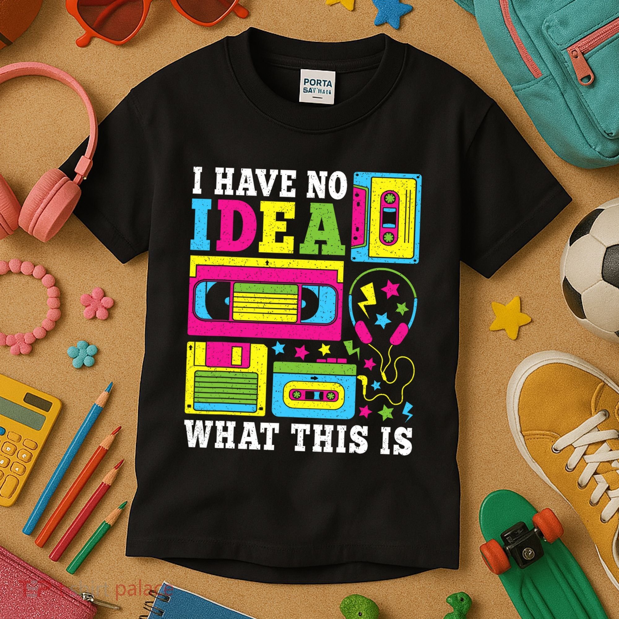 I Have No Idea What This Is 80s 90s Kids T-Shirt