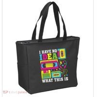 I Have No Idea What This Is 80s 90s Tote Bag thumb 2