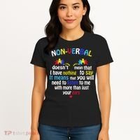 I Have NONVERBAL Autism Awareness , Autism  Women's T-Shirt thumb 4