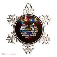 I Have NONVERBAL Autism Awareness , Autism  Ornament thumb 0