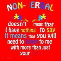 I Have NONVERBAL Autism Awareness , Autism  Santa Hat thumb 1