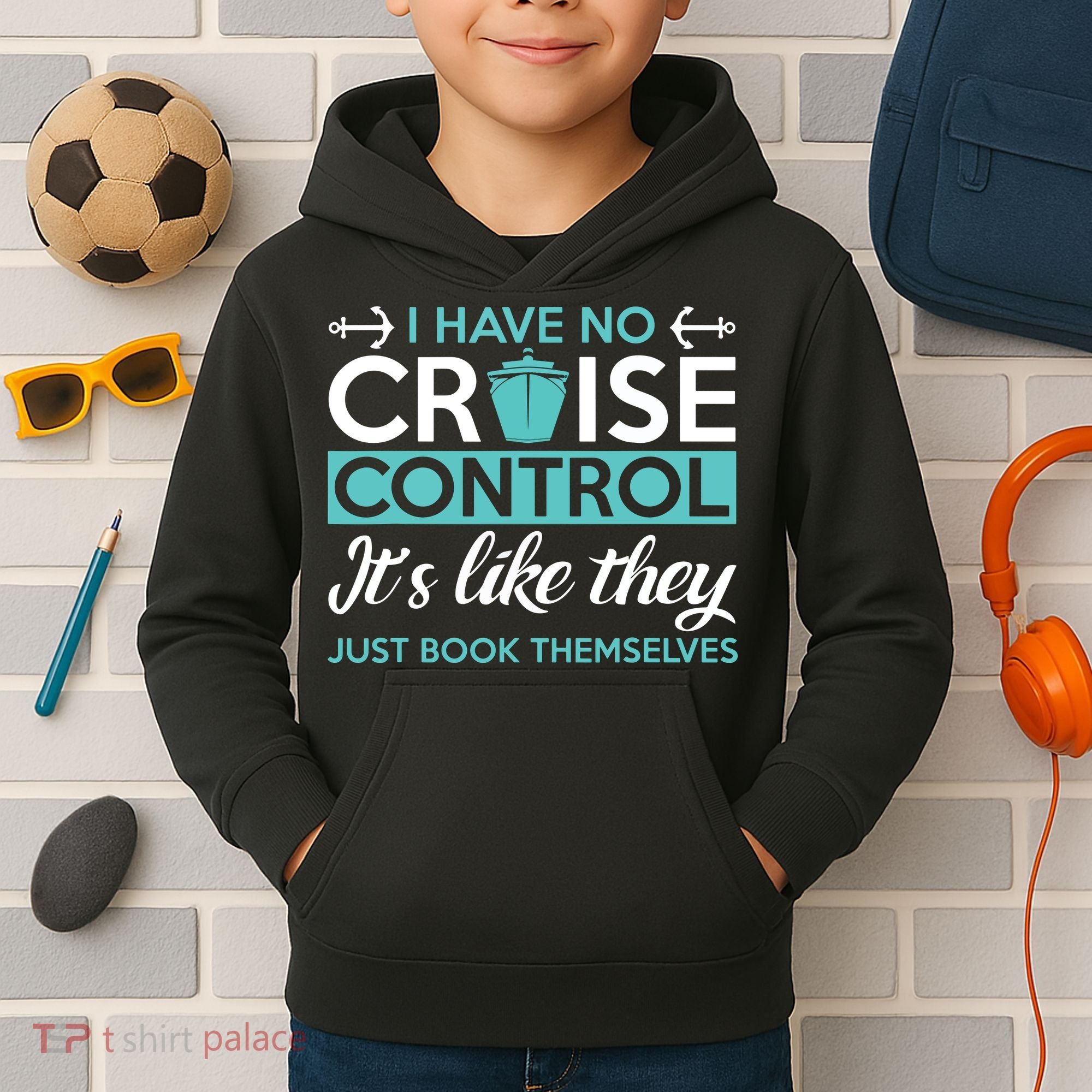 I Have No Cruise Control Vacation Kids Hoodie
