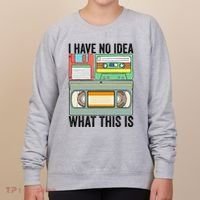 I Have No Idea What This Is 80s 90s Cassette Women's Sweatshirt thumb 0