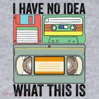 I Have No Idea What This Is 80s 90s Cassette Women's Sweatshirt thumb 2