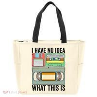 I Have No Idea What This Is 80s 90s Cassette Tote Bag thumb 0