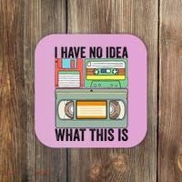I Have No Idea What This Is 80s 90s Cassette Coaster thumb 0