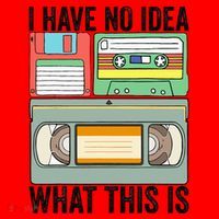 I Have No Idea What This Is 80s 90s Cassette Santa Hat thumb 1